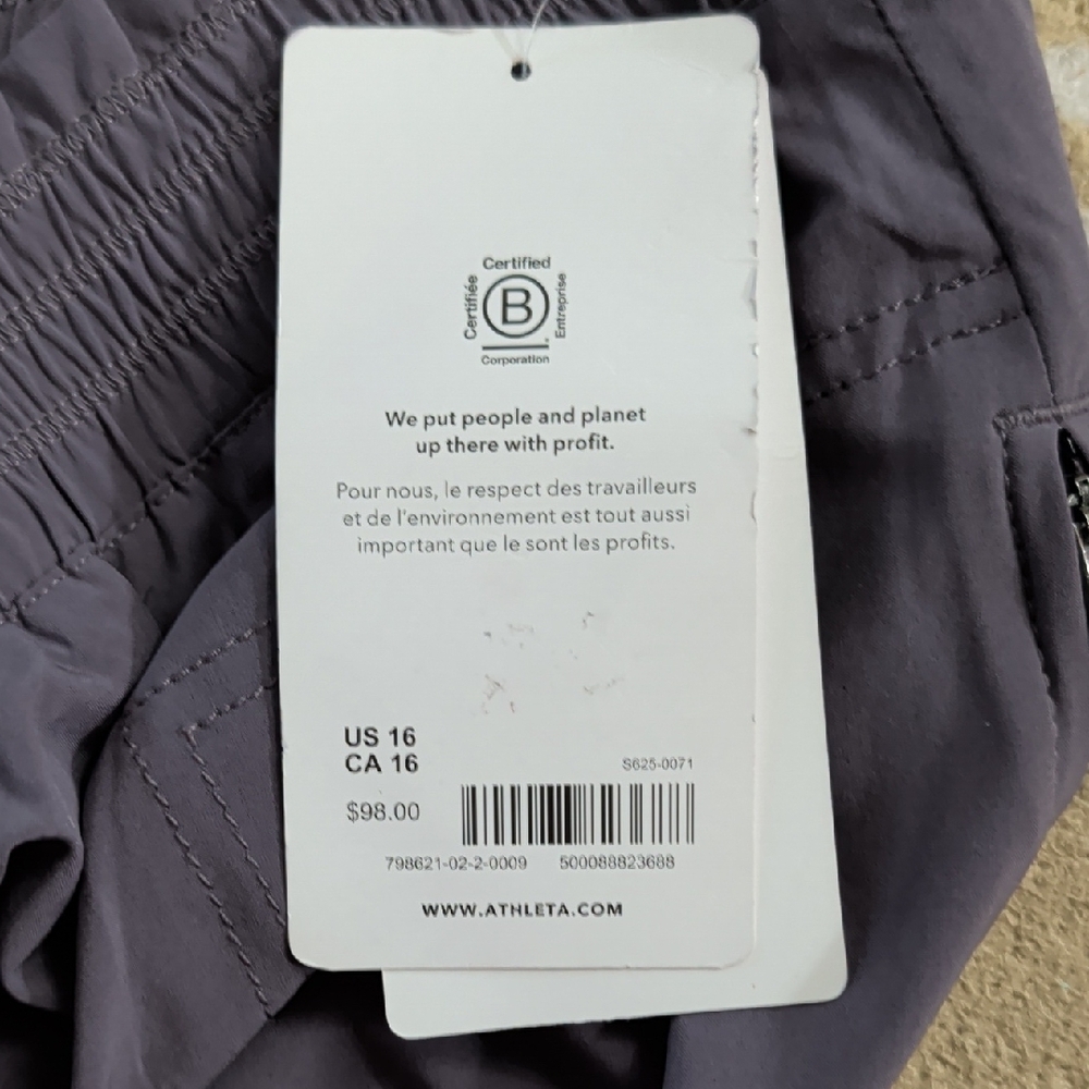 Athleta Savannah Jogger Dusk Violet NWT - Picture 7 of 7
